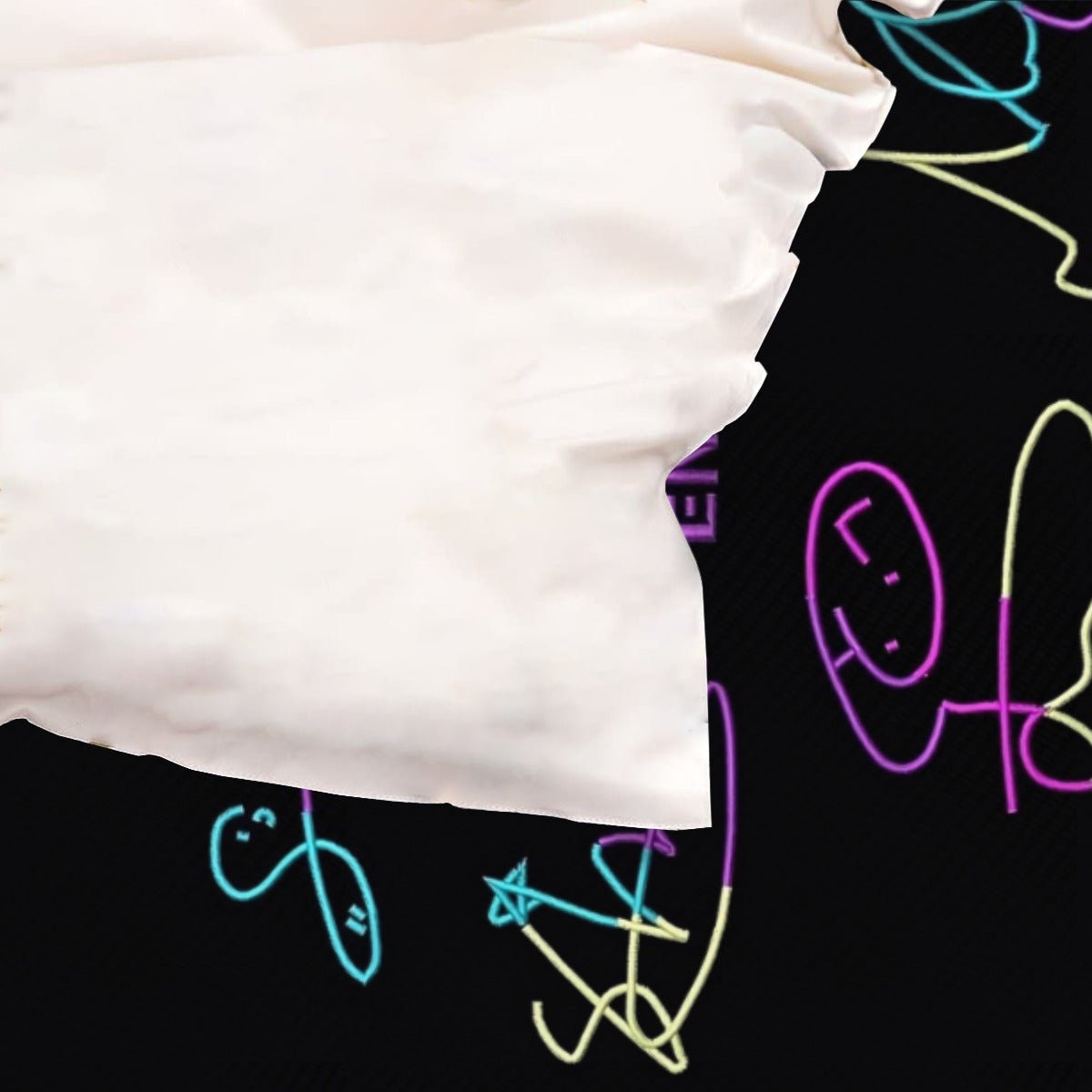 Enhypen Themed Logo & Signatures Bedding - 3 piece set including Duvet with 2 pillowcases! - Beyond The Shoppe