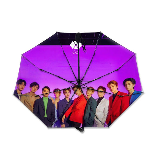 EXO Automatic opening umbrella - Kpop for rainy weather and protection from weather - Beyond The Shoppe