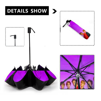 EXO Automatic opening umbrella - Kpop for rainy weather and protection from weather - Beyond The Shoppe