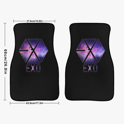 Exo Car Floor Mats - 2Pcs Car Floor Mats - Car Accessories - Kpop car mats - (Set of 2) - Beyond The Shoppe