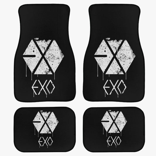 Exo Car Floor Mats - 4Pcs Car Floor Mats - Car Accessories - Kpop car mats - (Set of 4 - 2 Front & 2 Rear) - Beyond The Shoppe