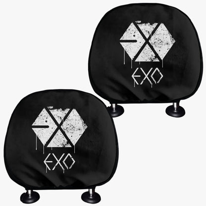 Exo Car Headrest Covers - 2Pcs - car accessories - Great KPop Gift! - Beyond The Shoppe