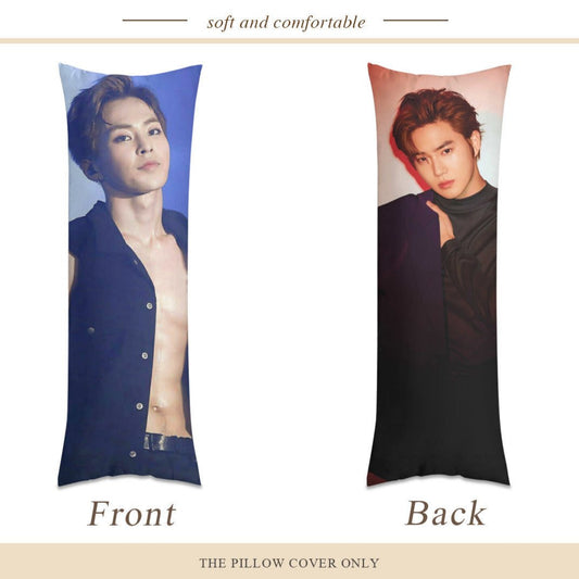 EXO Eiumin Full Body Pillow Case - Double Sided Full Body Pillowcases - 3 sizes! - Beyond The Shoppe