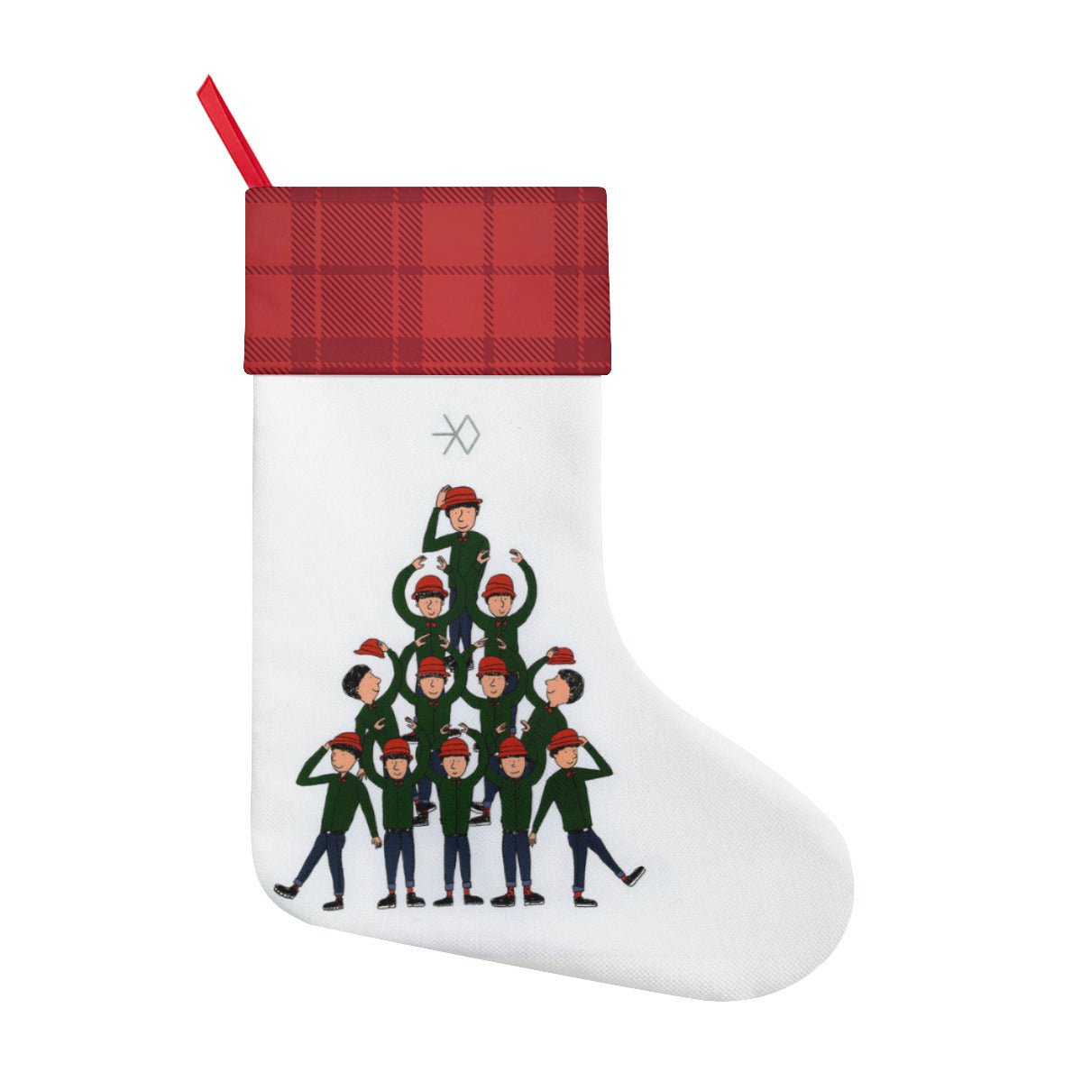 EXO EXO - L Classic Holiday 16 - Inch Linen Christmas Stocking – Decor, Soft & Durable - Beyond The Shoppe