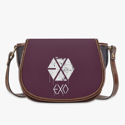 EXO Flap Saddle Bag – Perfect Everyday Crossbody Purse - EXO - L Chic & Cute Bag - Beyond The Shoppe