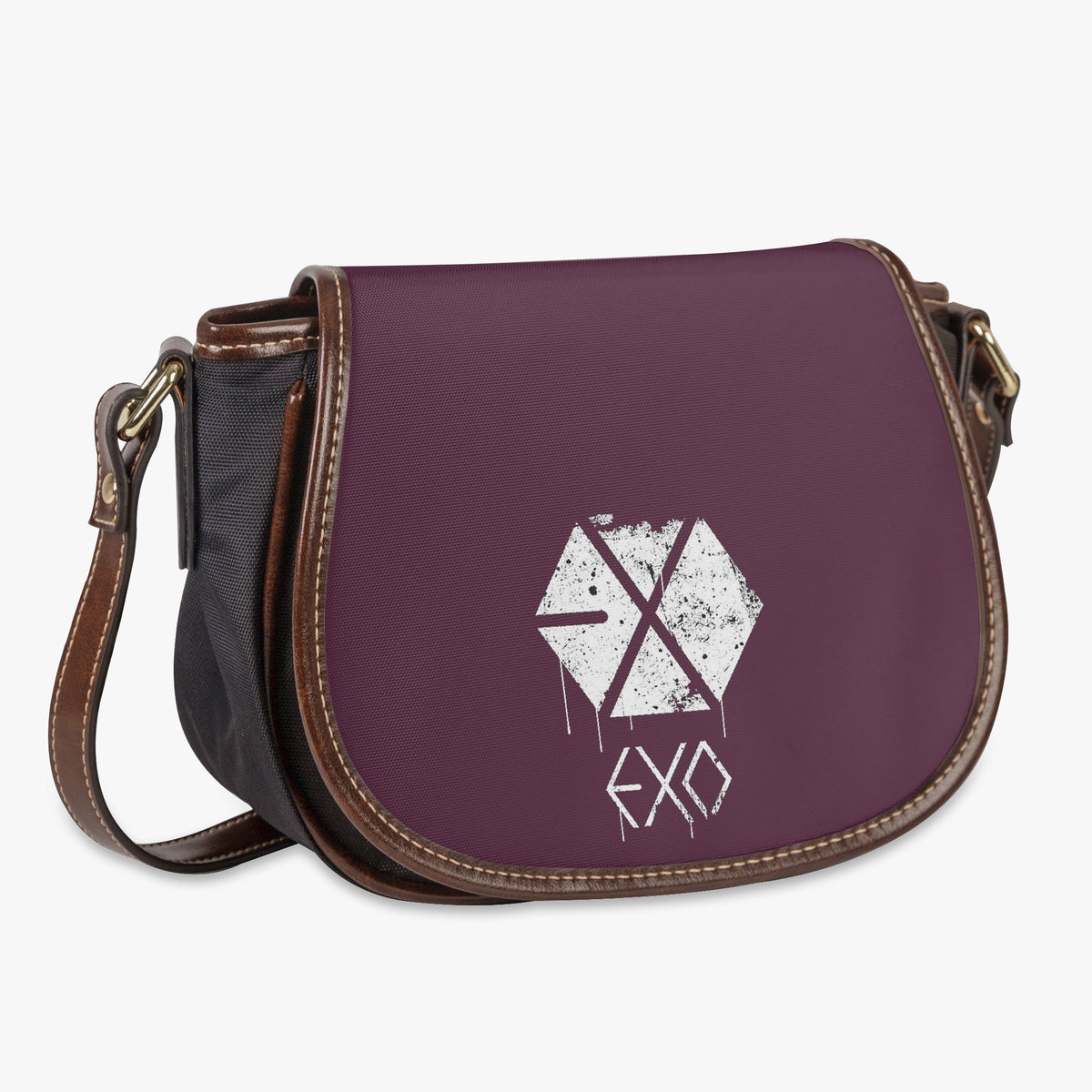 EXO Flap Saddle Bag – Perfect Everyday Crossbody Purse - EXO - L Chic & Cute Bag - Beyond The Shoppe