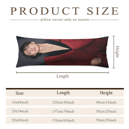 EXO Lay Zhang Full Body Pillow Case - Double Sided Full Body Pillowcases - 3 sizes! - Beyond The Shoppe