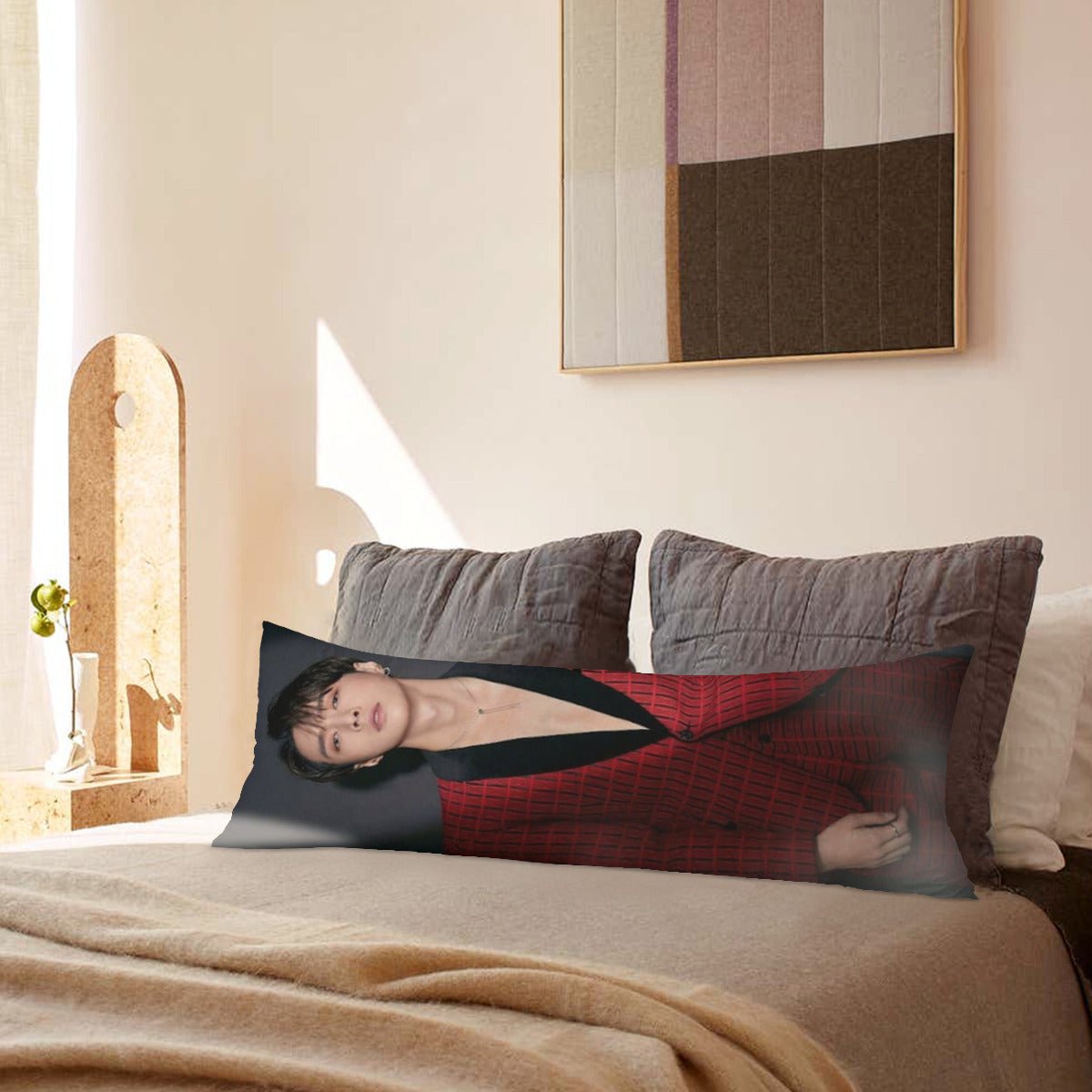 EXO Lay Zhang Full Body Pillow Case - Double Sided Full Body Pillowcases - 3 sizes! - Beyond The Shoppe