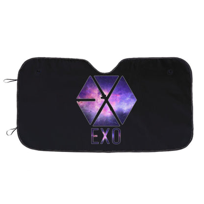 EXO Logo Sun Shade - Windshield Cover - KPop Themed - Great gift! Car Window Shield - Windshield Protector - Beyond The Shoppe