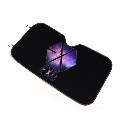 EXO Logo Sun Shade - Windshield Cover - KPop Themed - Great gift! Car Window Shield - Windshield Protector - Beyond The Shoppe