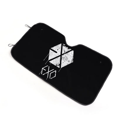 EXO Logo Sun Shade - Windshield Cover - KPop Themed - Great gift! Car Window Shield - Windshield Protector - Beyond The Shoppe