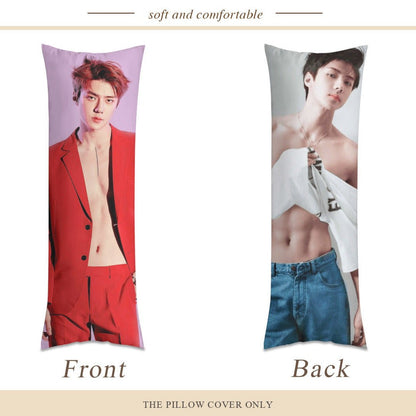 EXO Sehun Full Body Pillow Case - Double Sided Full Body Pillowcases - 3 sizes! - Beyond The Shoppe