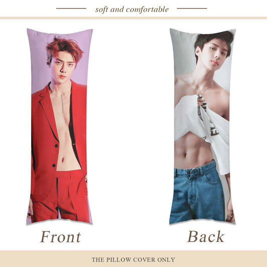 EXO Sehun Full Body Pillow Case - Double Sided Full Body Pillowcases - 3 sizes! - Beyond The Shoppe