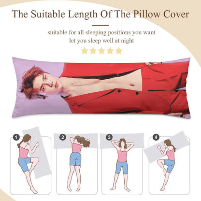 EXO Sehun Full Body Pillow Case - Double Sided Full Body Pillowcases - 3 sizes! - Beyond The Shoppe