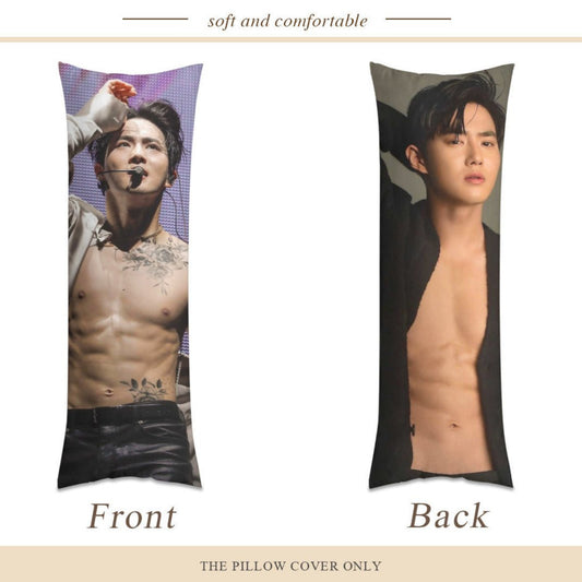 EXO Suho Full Body Pillow Case - Double Sided Full Body Pillowcases - 3 sizes! - Beyond The Shoppe