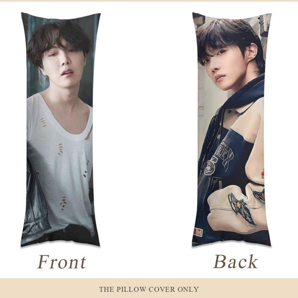 BTS Jhope Body Pillow Case - 3 Sizes - BTS J-Hope full size pillowcase - BTS J Hope double sided pillow case