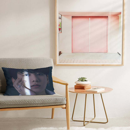 BTS JK themed Pillow sham - double sided pillow case -  Pillowcase! Great KPOP Gift!