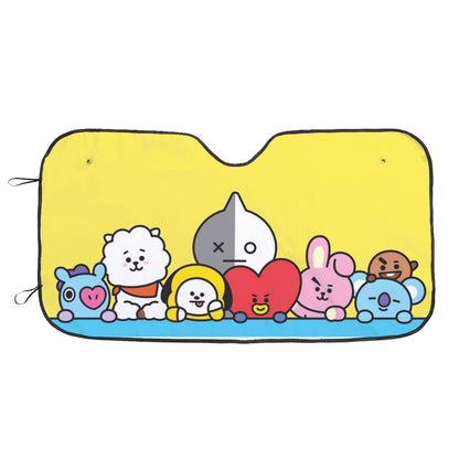 BTS Car Sun Shade - BT21 Car Windshield Sun Shade - Gift for Bangtan Fan, Army Car Sunshade BTS - K-Pop Inspired Car Accessories - KPOP