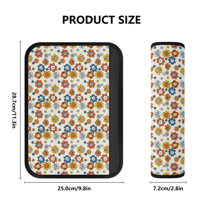 BTS  BT21 Flower Pattern  Car Seat Belt Cover -  Choose 1 pc or 2 pc/set - Car accessories and decorations