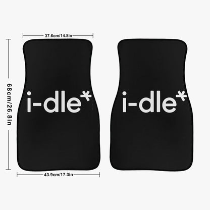 i-dle Car Floor Mats - Car Accessories - Kpop car mats - 2 Front Mats - Beyond The Shoppe