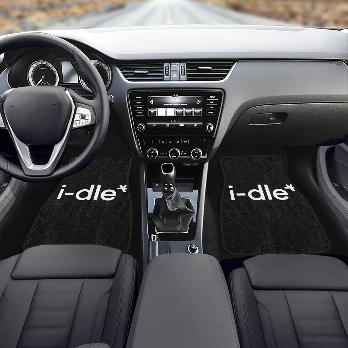i-dle Car Floor Mats - Car Accessories - Kpop car mats - 2 Front Mats - Beyond The Shoppe