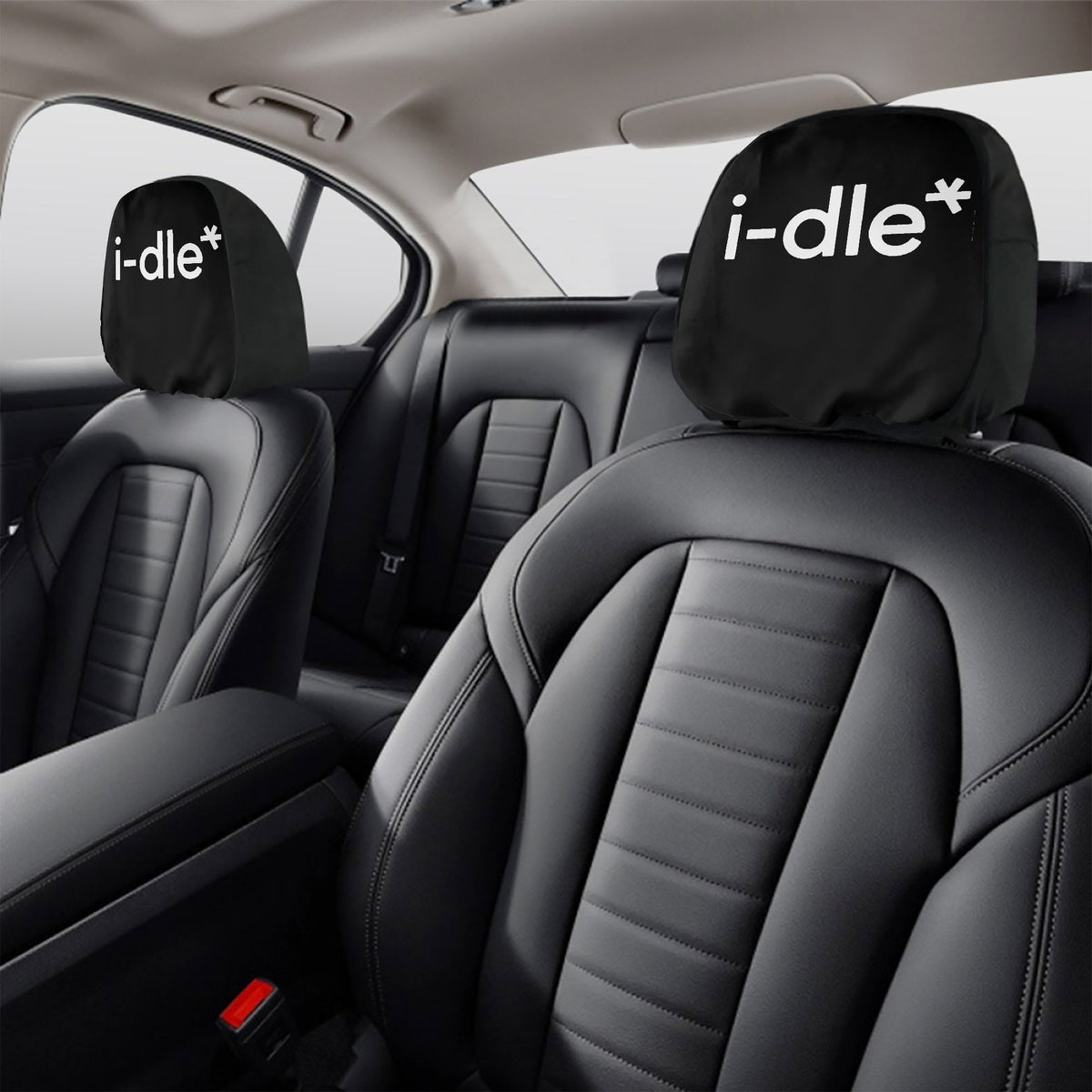 i-dle - Car Headrest Covers - 2 PCS - Great car accessories - Great KPop Gift! - Beyond The Shoppe