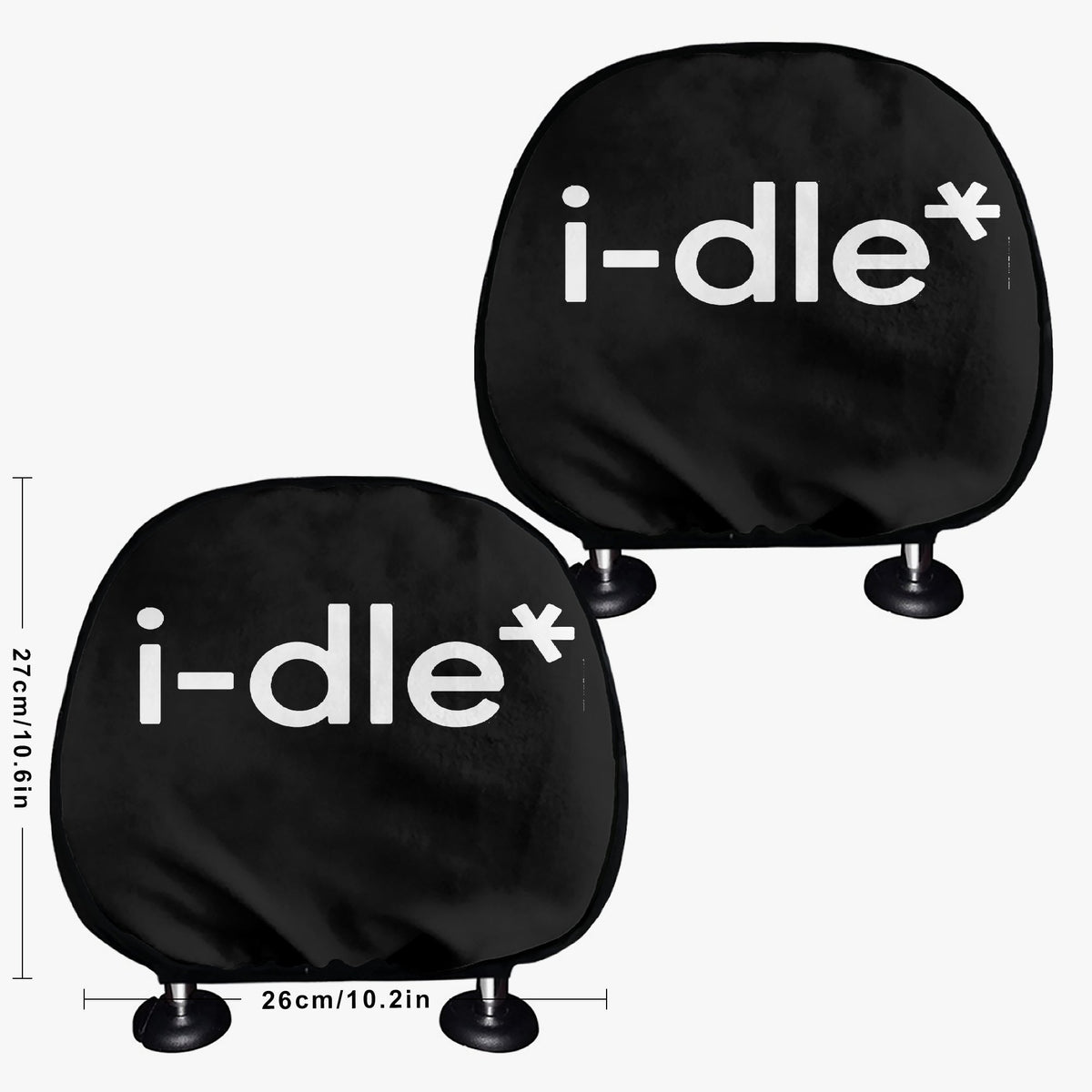 i-dle - Car Headrest Covers - 2 PCS - Great car accessories - Great KPop Gift! - Beyond The Shoppe