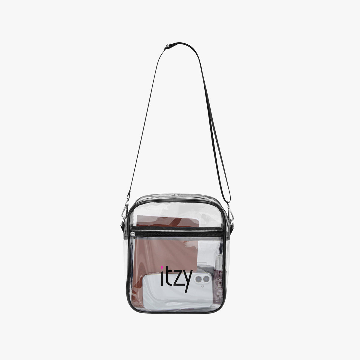 ITZY Logo Concert Clear PVC Crossbody Bag - Concert Bag - Concert Purse - Beyond The Shoppe