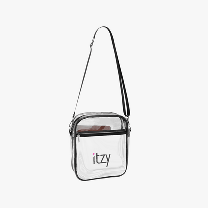 ITZY Logo Concert Clear PVC Crossbody Bag - Concert Bag - Concert Purse - Beyond The Shoppe