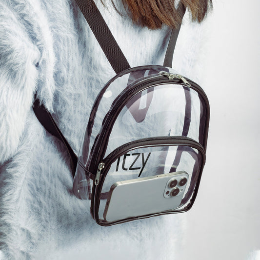 Itzy Logo Concert Tour Clear Backpack Mini - Beyond The Shoppe
