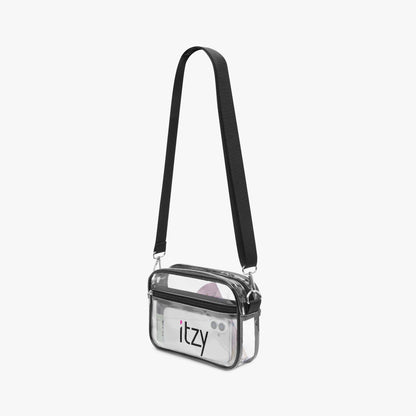 Itzy Logo Concert Tour Clear PVC Crossbody Bag - Beyond The Shoppe