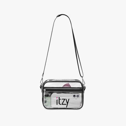 Itzy Logo Concert Tour Clear PVC Crossbody Bag - Beyond The Shoppe