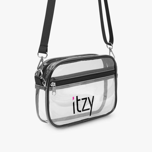 Itzy Logo Concert Tour Clear PVC Crossbody Bag - Beyond The Shoppe