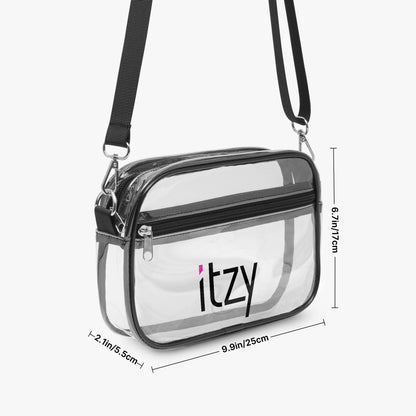 Itzy Logo Concert Tour Clear PVC Crossbody Bag - Beyond The Shoppe