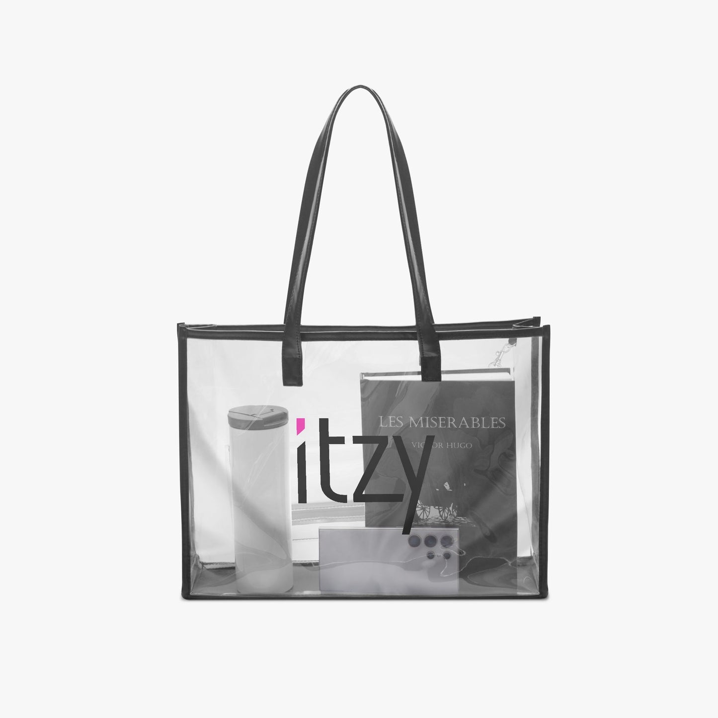 ITZY logo Large PVC Tote Bag – Transparent Concert Bag - Concert Purse - Concert Tote - Beyond The Shoppe