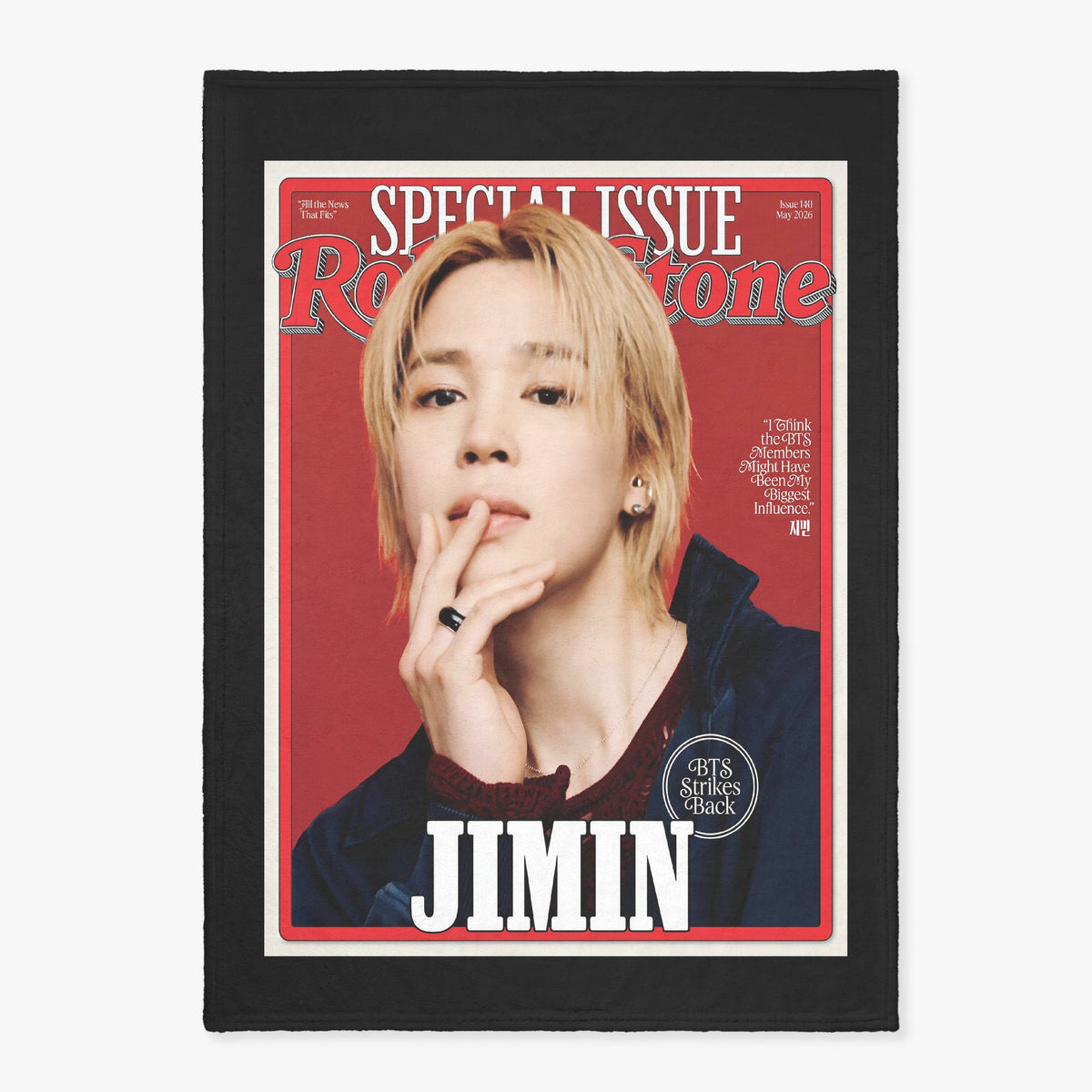 Jimin Flannel Blanket - Beyond The Shoppe