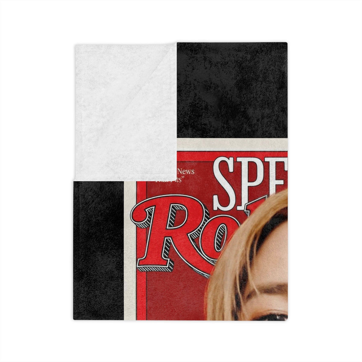 Jimin Magazine Portrait Velveteen Blanket - Beyond The Shoppe