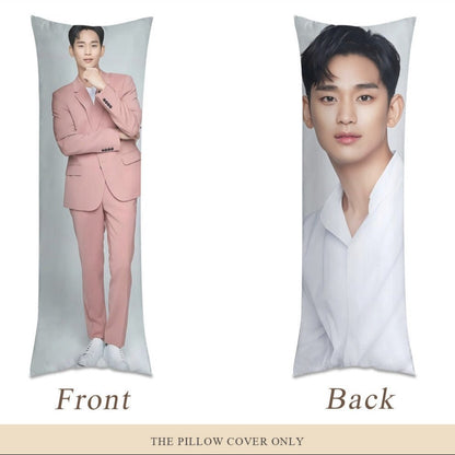KDrama Kim Soo Hyun Full Body Pillow Case - 2 Different pictures! Double Sided pillowcase - 3 Sizes - KDrama favorite! - Beyond The Shoppe