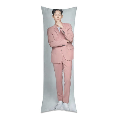 KDrama Kim Soo Hyun Full Body Pillow Case - 2 Different pictures! Double Sided pillowcase - 3 Sizes - KDrama favorite! - Beyond The Shoppe