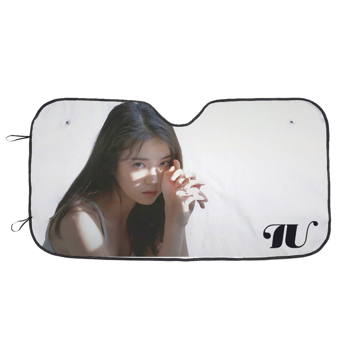 KPop IU Sun Shade - Windshield Cover - KPop Themed - Great gift! Lee Ji - eun Car Window Shield - Windshield Protector - Beyond The Shoppe