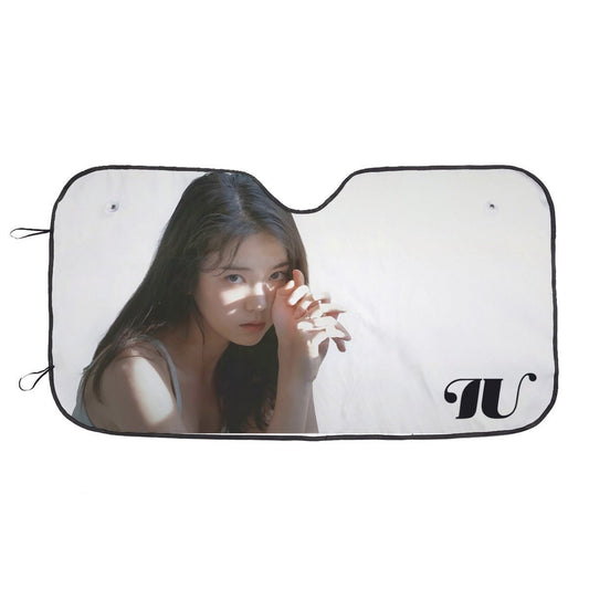 KPop IU Sun Shade - Windshield Cover - KPop Themed - Great gift! Lee Ji - eun Car Window Shield - Windshield Protector - Beyond The Shoppe