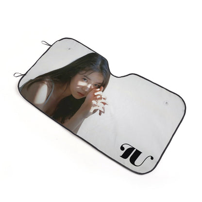 KPop IU Sun Shade - Windshield Cover - KPop Themed - Great gift! Lee Ji - eun Car Window Shield - Windshield Protector - Beyond The Shoppe