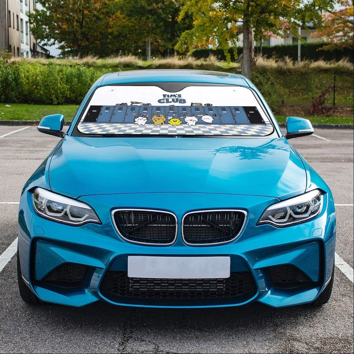 Le SSerafim FIM’S CLUB Sun Shade - Windshield Cover - KPop Themed - FEARNOT Car Accessory Great gift! Car Window Shield - Windshield Protector - Beyond The Shoppe