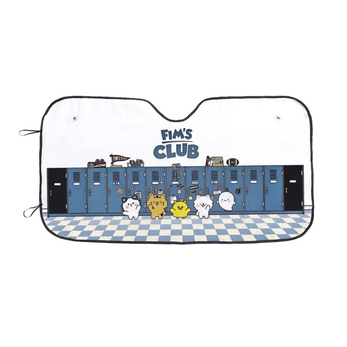 Le SSerafim FIM’S CLUB Sun Shade - Windshield Cover - KPop Themed - FEARNOT Car Accessory Great gift! Car Window Shield - Windshield Protector - Beyond The Shoppe
