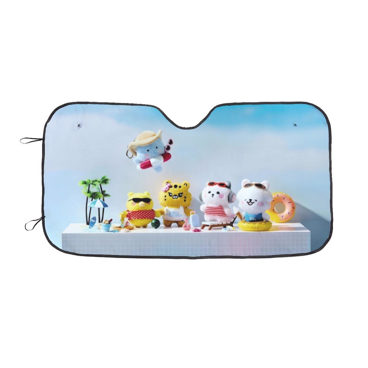 Le SSerafim FIM’S CLUB Sun Shade - Windshield Cover - KPop Themed - FEARNOT Car Accessory Great gift! Car Window Shield - Windshield Protector - Beyond The Shoppe