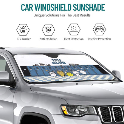 Le SSerafim FIM’S CLUB Sun Shade - Windshield Cover - KPop Themed - FEARNOT Car Accessory Great gift! Car Window Shield - Windshield Protector - Beyond The Shoppe