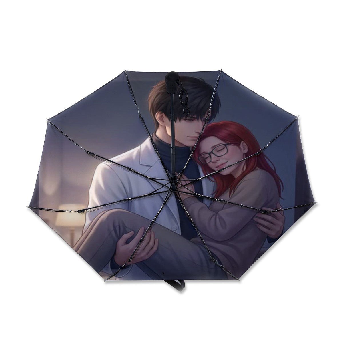 Love and Deep Space Automatic opening umbrella - Great for rainy weather and protection from weather - Beyond The Shoppe