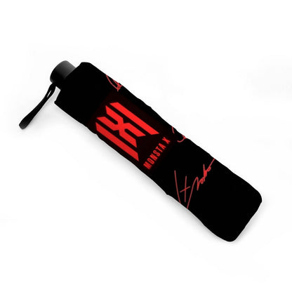Monsta X Automatic opening umbrella featuring their Logo and Signatures - Kpop for rainy weather andprotection from weatherXT - Beyond The Shoppe