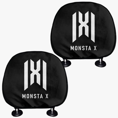 Monsta X Car Headrest Covers - 2Pcs - car accessories - Great KPop Gift! - Beyond The Shoppe