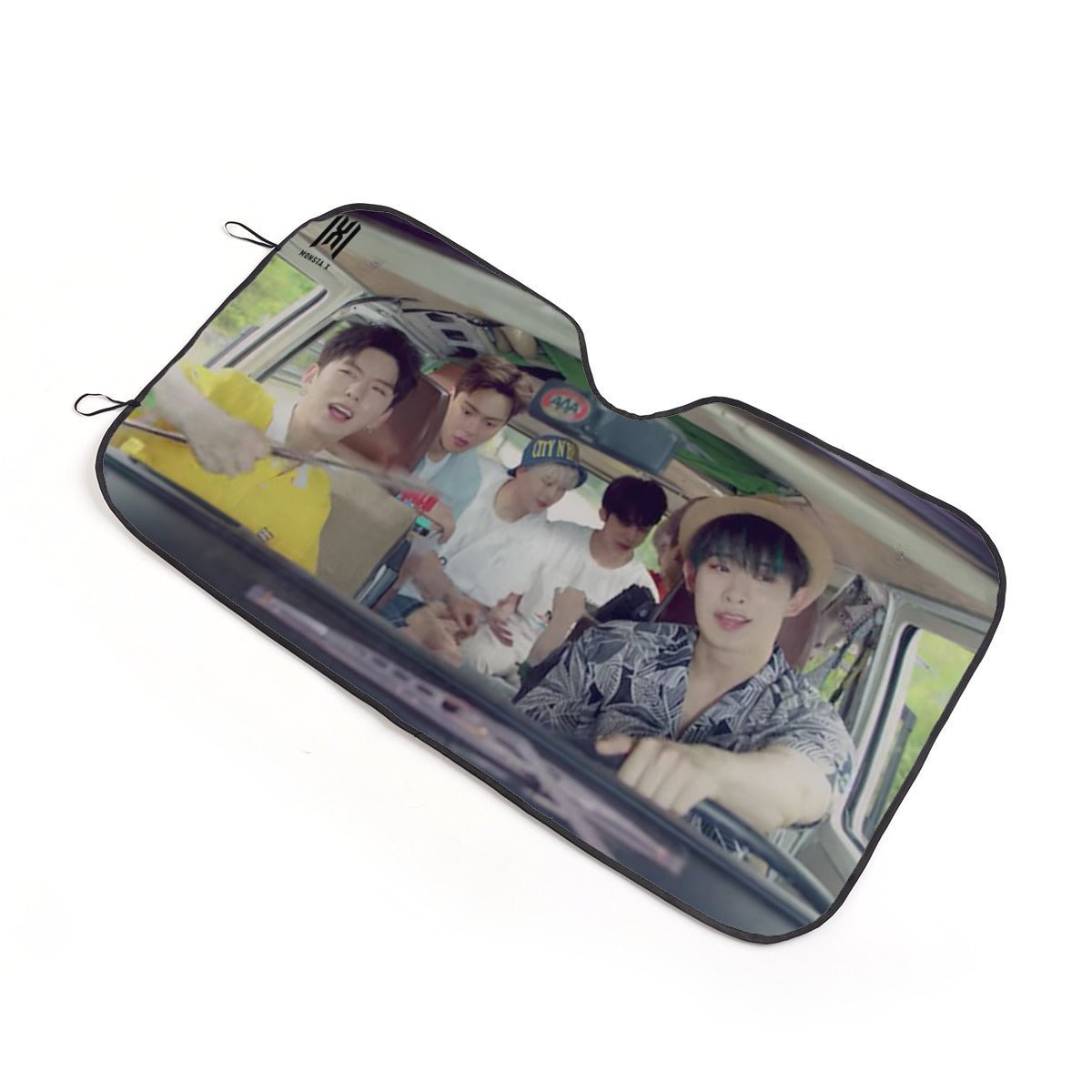 Monsta X Driving! Sun Shade - Windshield Cover - KPop Themed - Great gift! Car Window Shield - Windshield Protector - Beyond The Shoppe